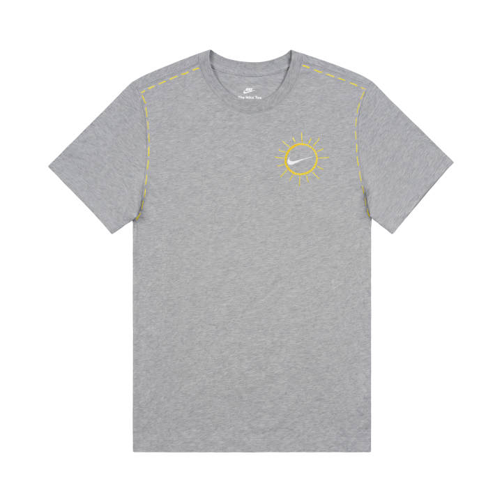 Nike Nike T Shirts Unisex Gray Crew Neck Moderate