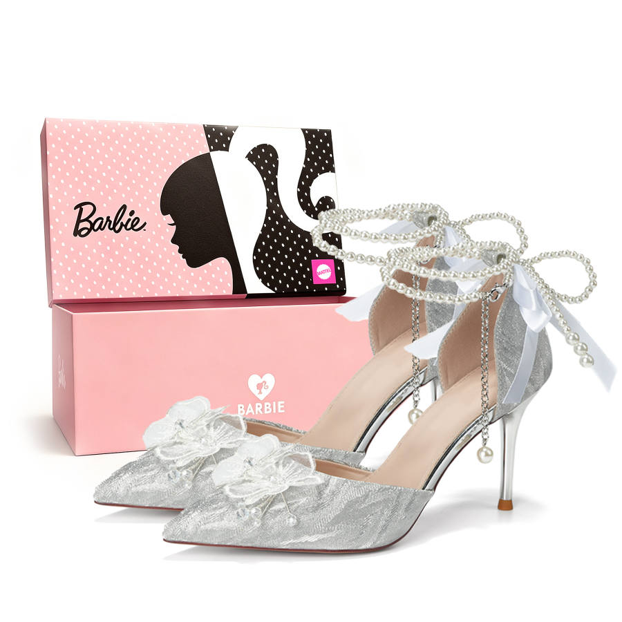 Barbie High Heels Women's Low Top Champagne