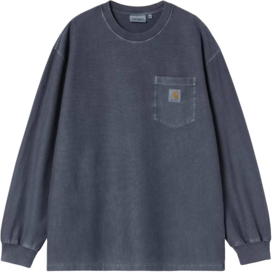 Carhartt WIP T Shirts Unisex Dark Marine Blue Crew Neck
