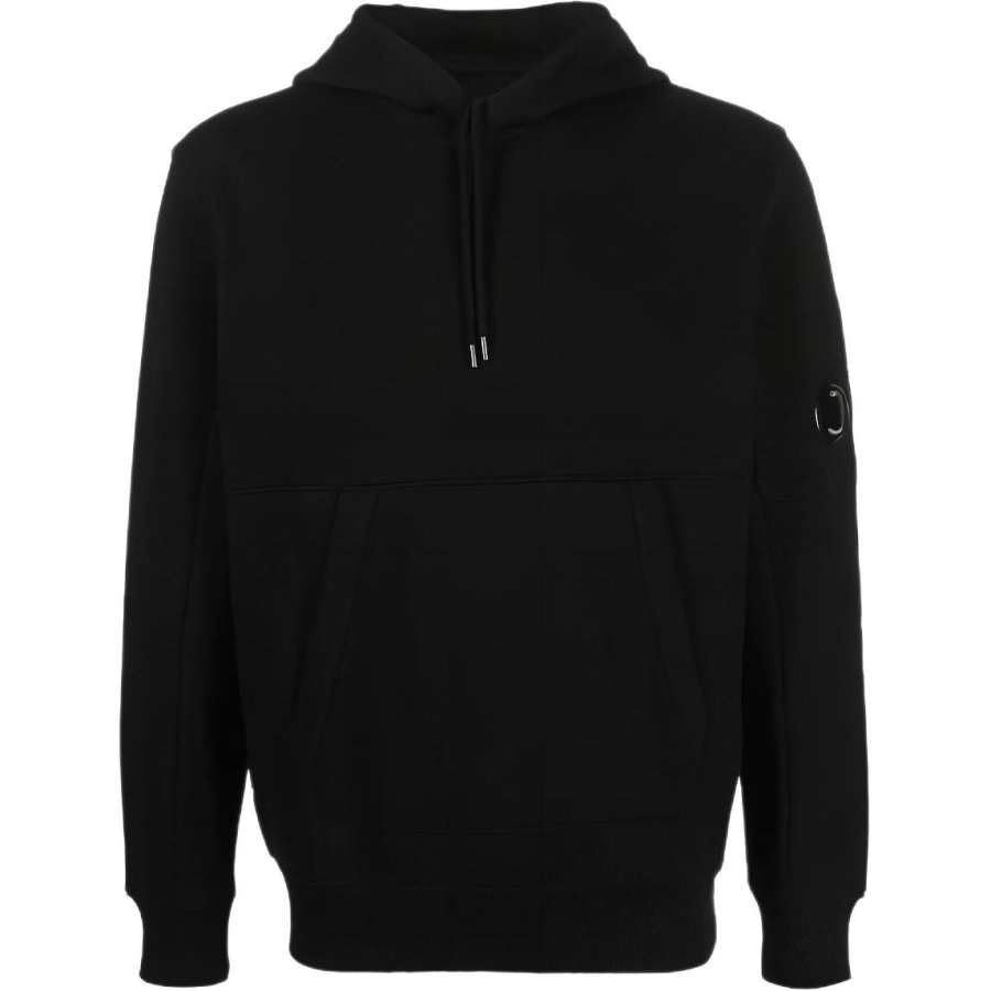 C.P.Company Logo Plaque Drawstring Hoodie