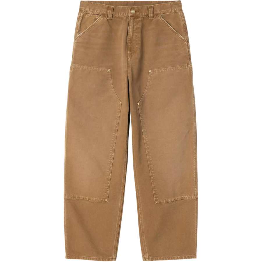 Carhartt WIP Jeans Unisex Brown Thickened Straight Fit Pants
