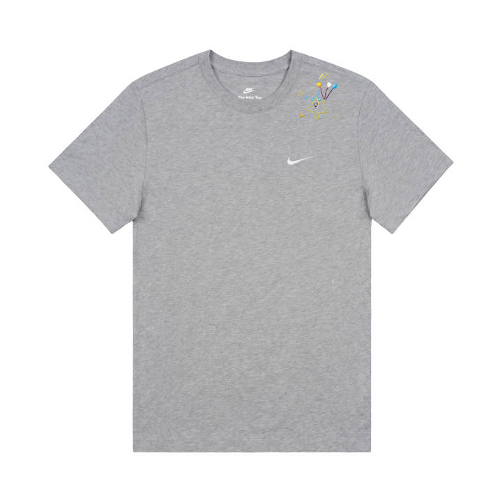 Nike Nike T Shirts Unisex Gray Crew Neck Moderate