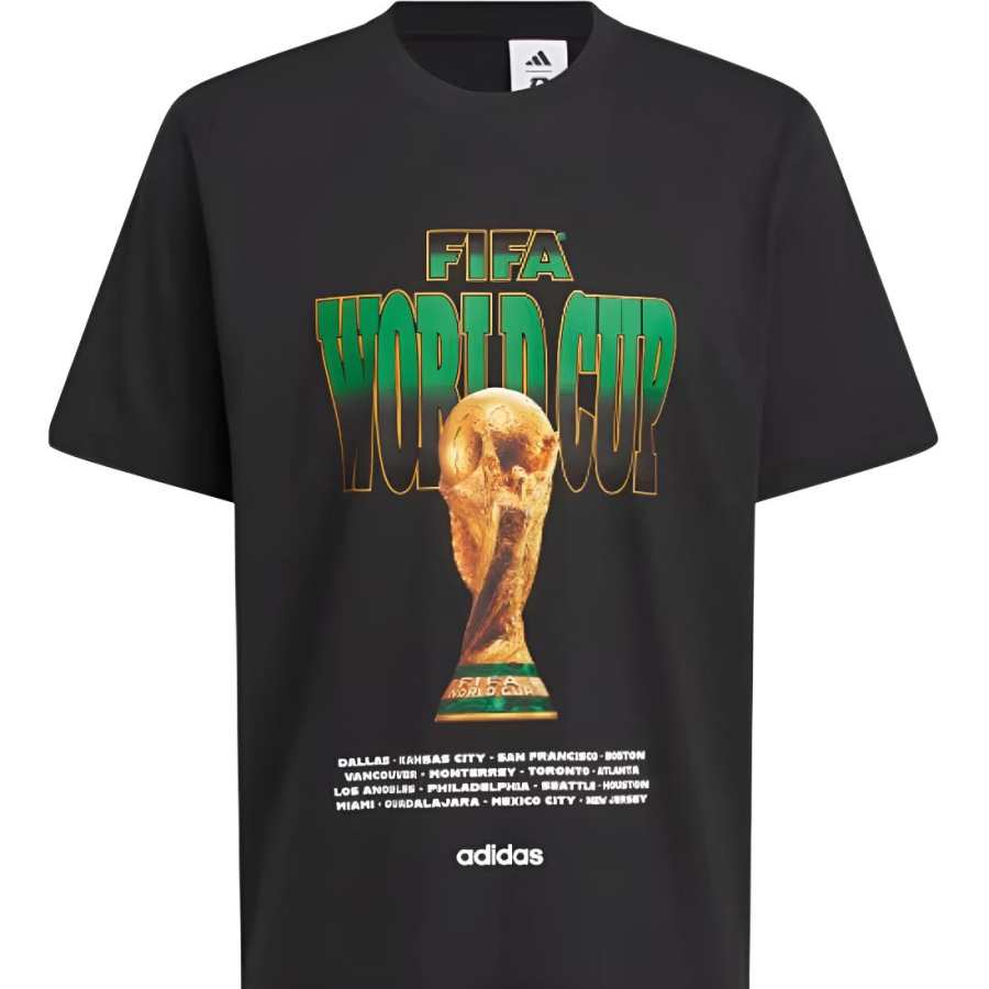 Adidas Adidas X FIFA T Shirts Men's Black Crew Neck