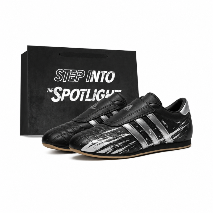 Adidas Adidas Taekwondo Training Shoes Women's Low Top Black Silver