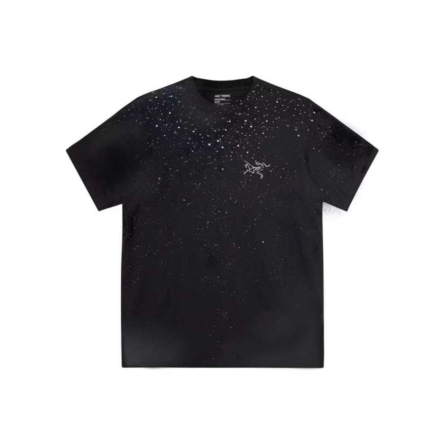 Arcteryx KRAGG T Shirts Men's Black/Black Crew Neck Moderate