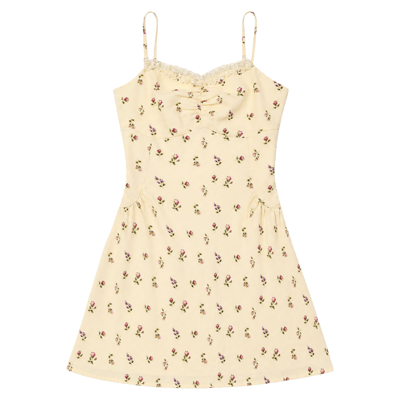 FABRIC PIG Slip Dresses Women's Camisole Skirt Thin Short Skirt A Line Skirt