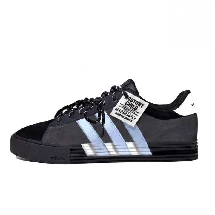 Adidas Adidas Daily 4.0 Skateboard Shoes Unisex Low Top Black/Blue/White