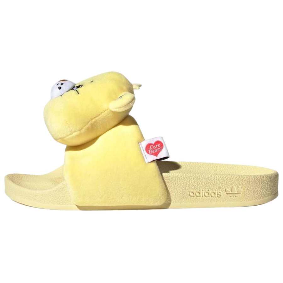 Adidas Originals CARE BEARS X Adidas Originals Adilette Slide Slippers Women's Light Yellow