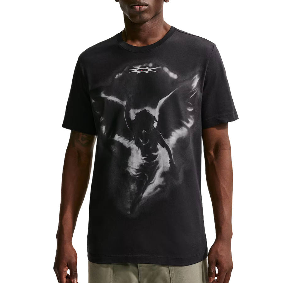 Nike Nike Sportswear T Shirts Men's Black Crew Neck Moderate