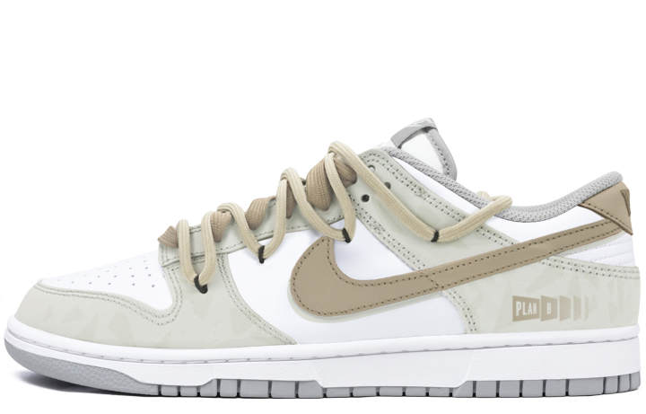 Nike Nike Dunk Height Increasing Abrasion Resistant Low top Skateboard Shoes Unisex Khaki