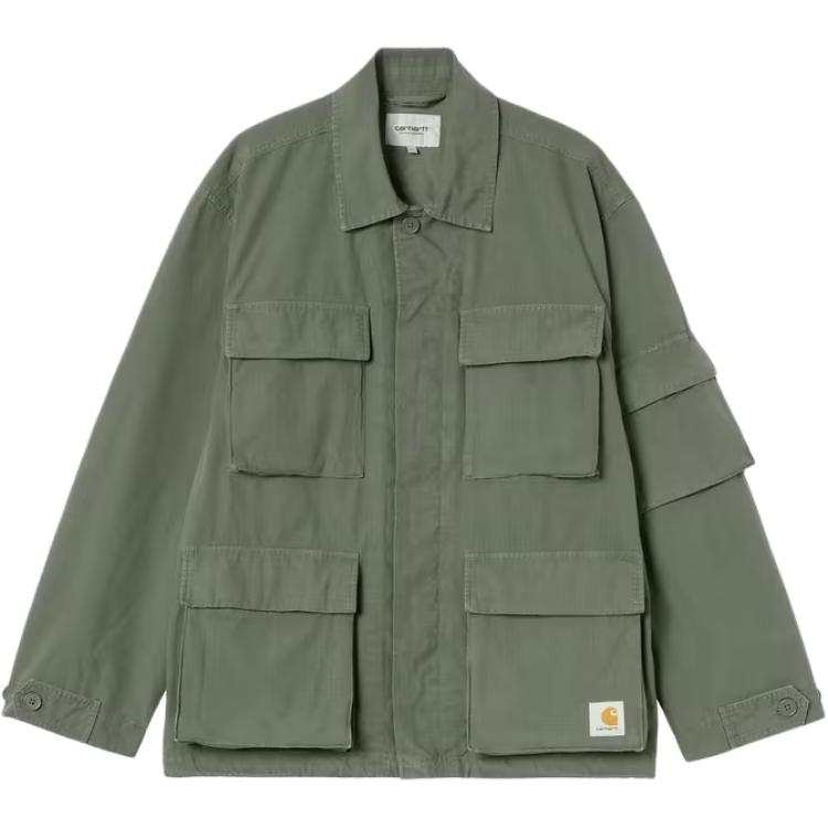Carhartt WIP Jackets Unisex Leaf Green Lapel Moderate Other