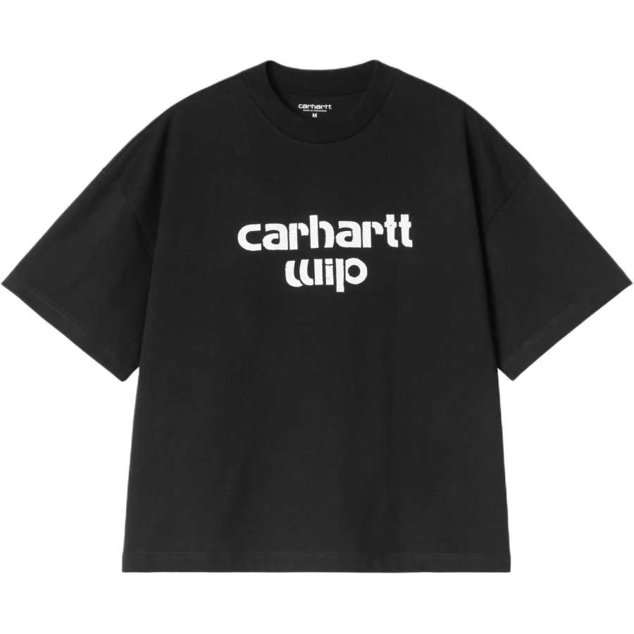 Carhartt WIP T Shirts Unisex Black Crew Neck Moderate