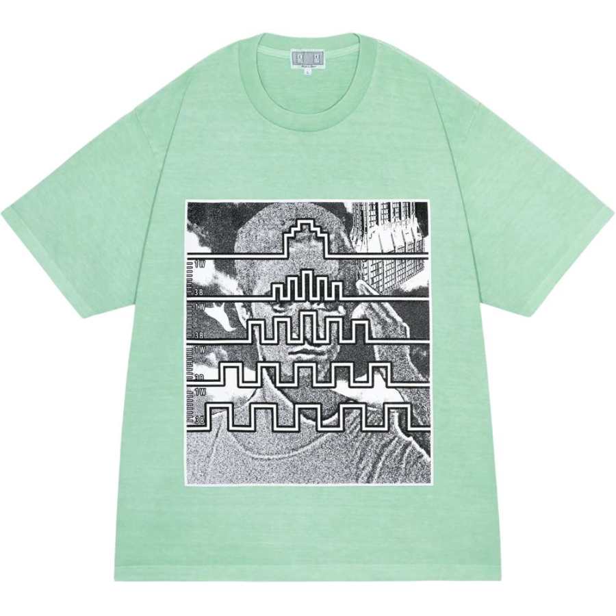 Cav Empt Cav Empt T Shirts Unisex Light Green Crew Neck