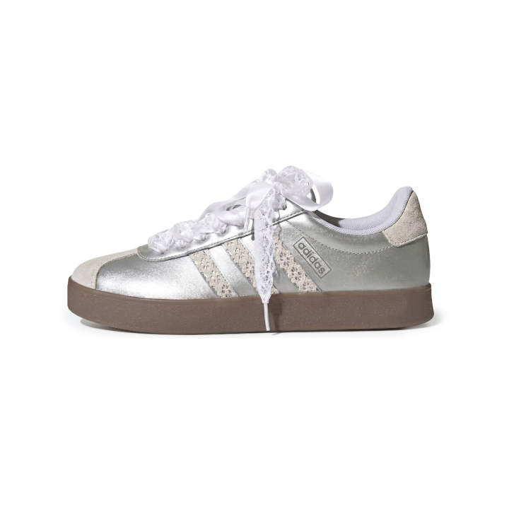 Adidas Adidas VL COURT 3.0 German Army Trainers Women's Low Top Silver