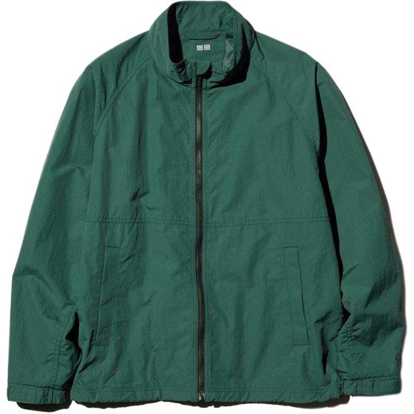 UNIQLO SS26 Jackets Unisex Turquoise Stand Collar Moderate Other