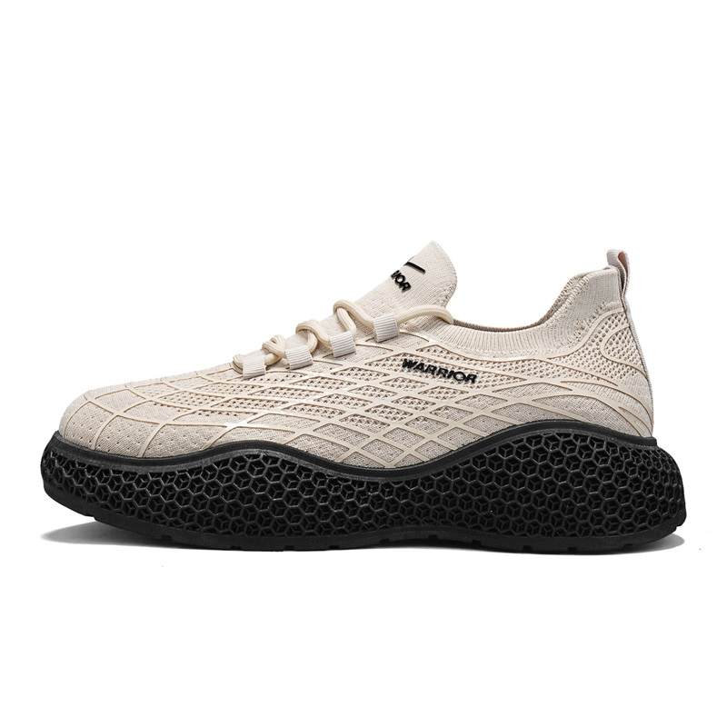 WARRIOR Casual Shoes Men's Low Top Khaki/Gray/Orange/Black