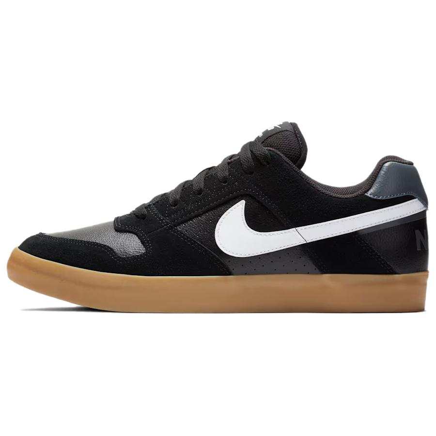 Nike Nike SB Delta Force Vulc Comfortable Cushioning, Wear Resistant Low top Skateboard Shoes Unisex Black