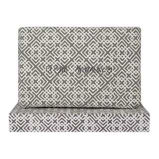 Apm Monaco Canvas Clutch Mini Women's Black/Gray