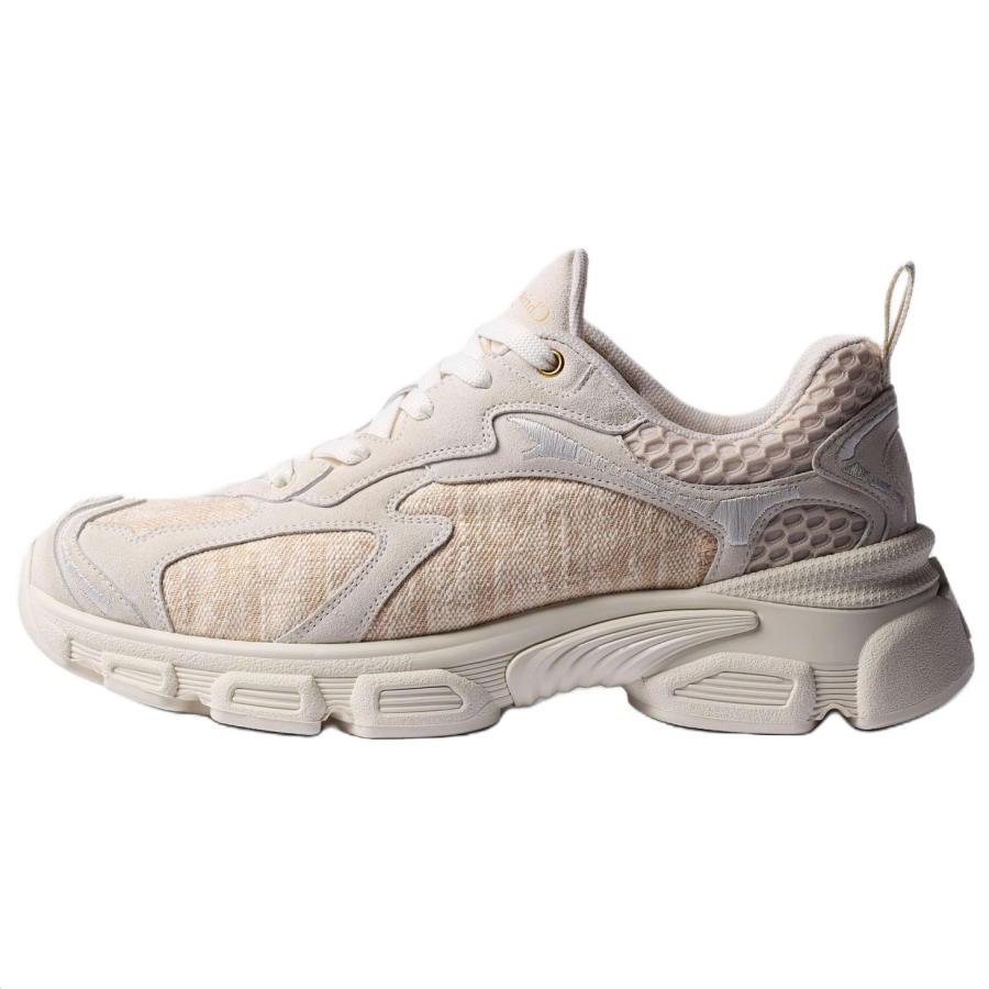 DIOR Vibe Casual Shoes Women's Low Top Ecru