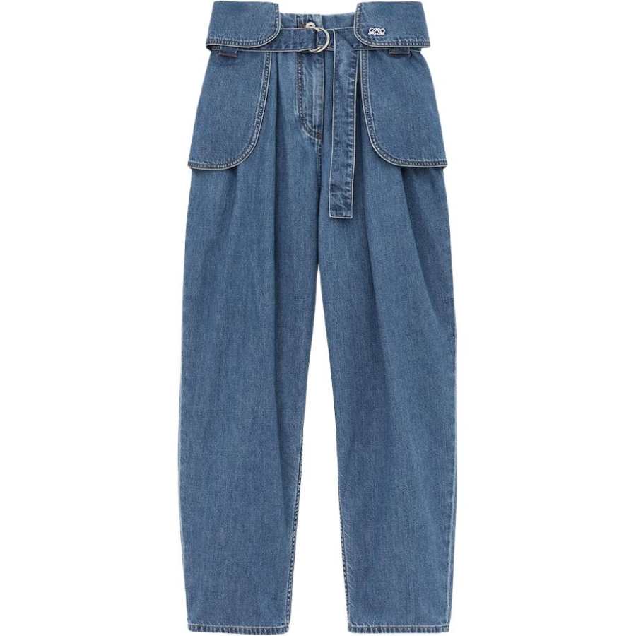 LOEWE Loewe anagram-detail jeans