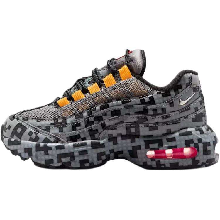 Nike Nike Air Max 95 Low top Kids' Running Shoes Gray Silver Children Aged 3 7 Years Old