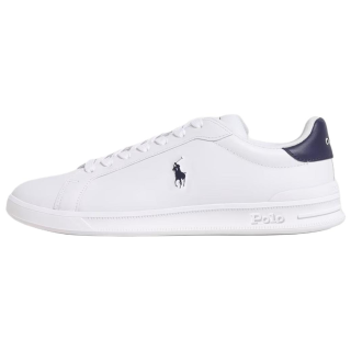 Polo Ralph Lauren Leather Low top Skateboard Shoes Men's White