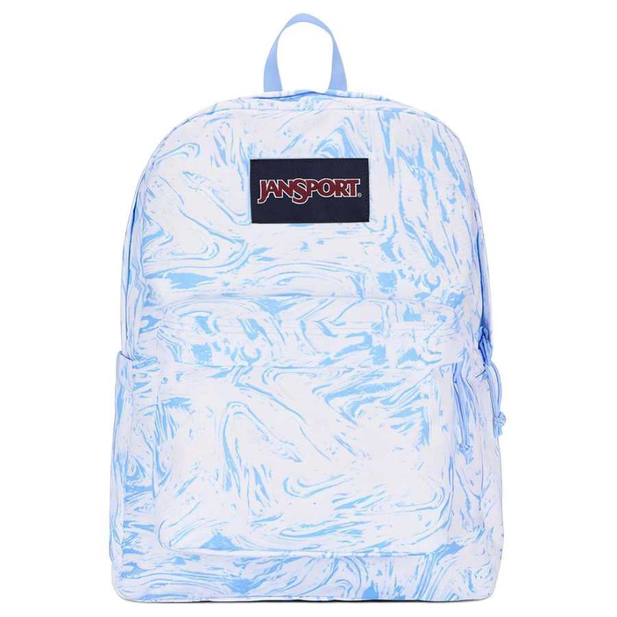 JanSport Fabric Laptop Bag Backpack Regular Unisex Blue Ice Cream
