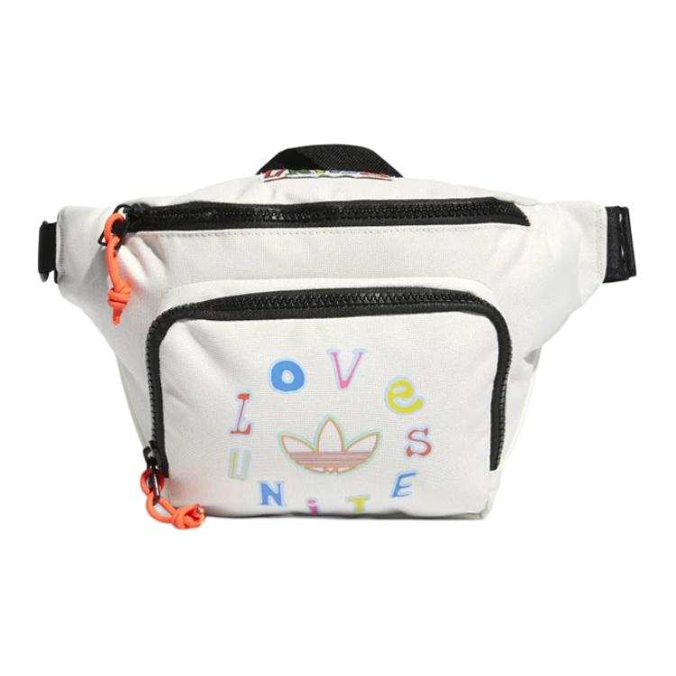 Adidas Originals Polyester Sling Bag, Shoulder Bag, Crossbody Bag, Fanny Pack Unisex White