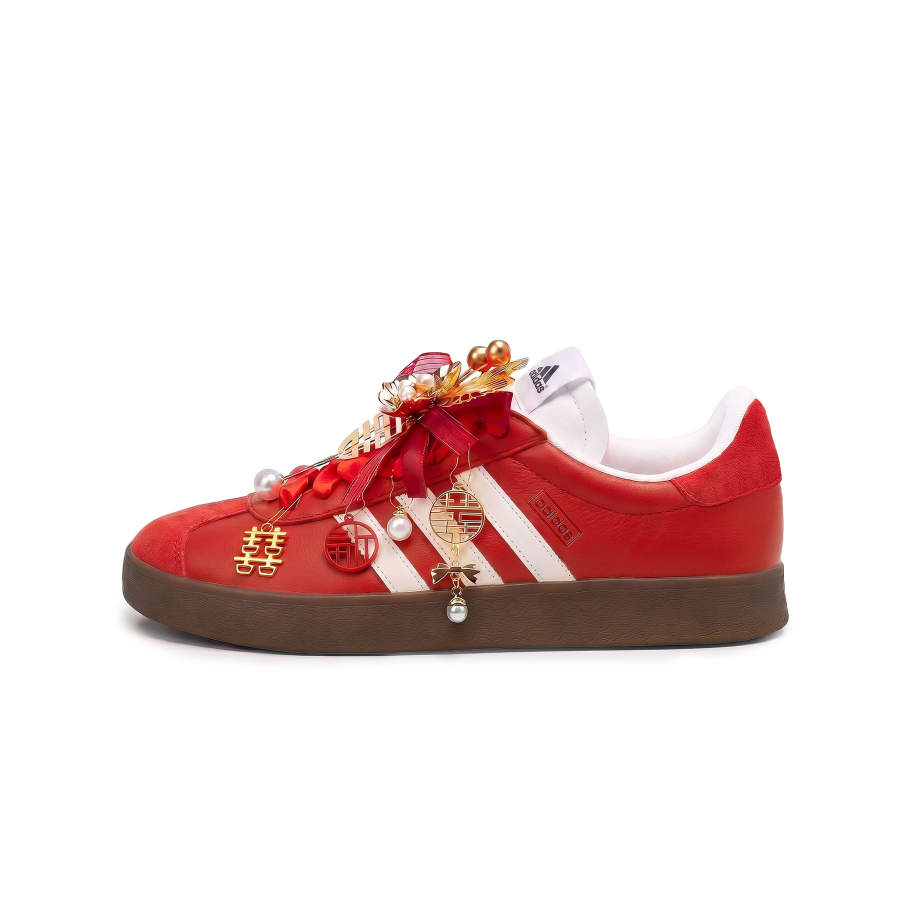 Adidas Adidas VL COURT 3.0 German Army Trainers Women's Low Top Red