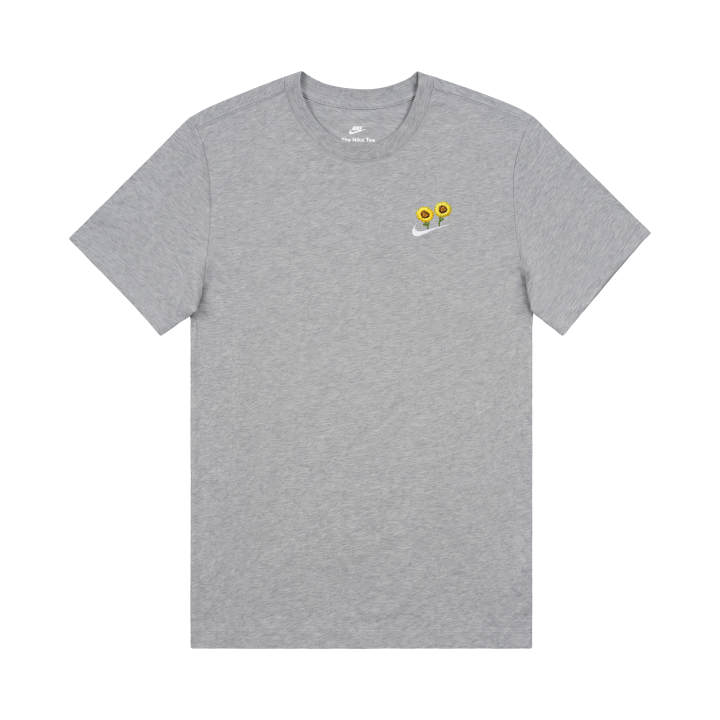 Nike Nike T Shirts Unisex Gray Crew Neck Moderate