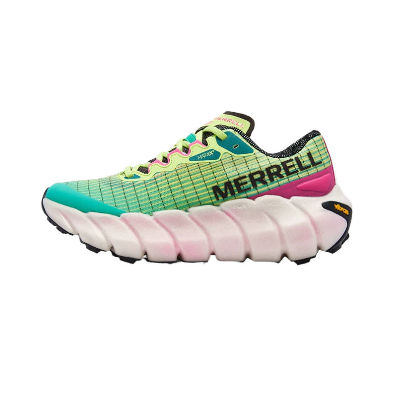 MERRELL MTL ADAPT Running Shoes Women's Low Top Neon Green