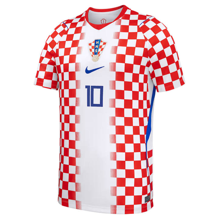 Nike Nike Croatia National Team Soccer Jerseys Men's White/Red Crew Neck Moderate
