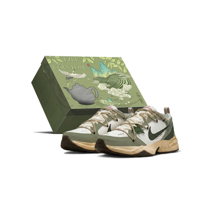 Nike Nike Air Monarch 4 Training Shoes Men's Low Top Green Brown