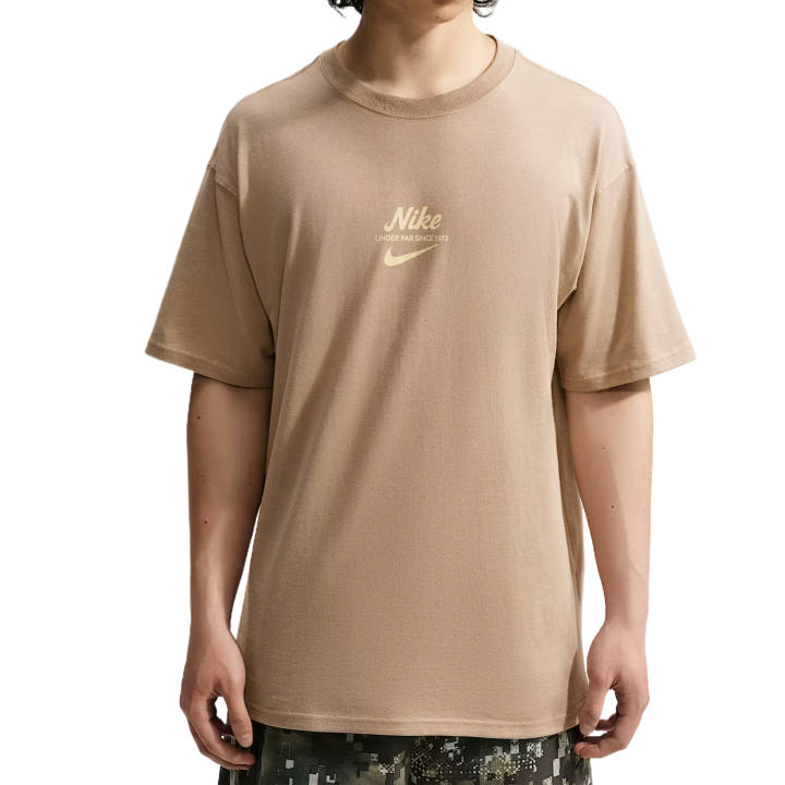 Nike Nike T Shirts Men's Khaki Crew Neck Moderate