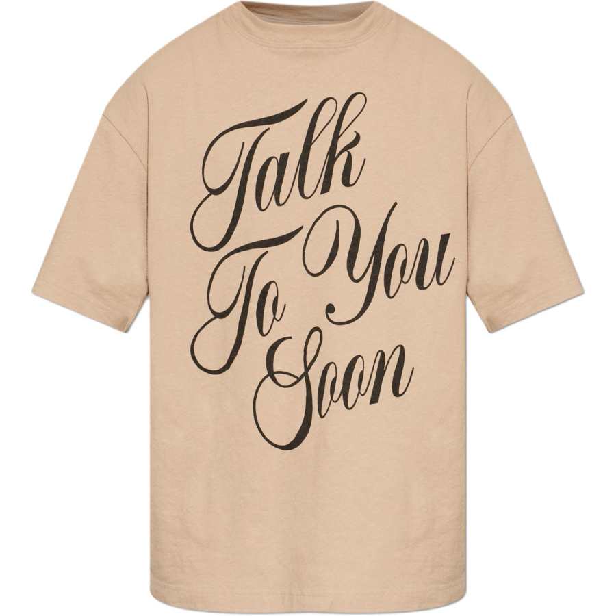 Acne Studios Acne Studios T Shirts Men's Beige Crew Neck