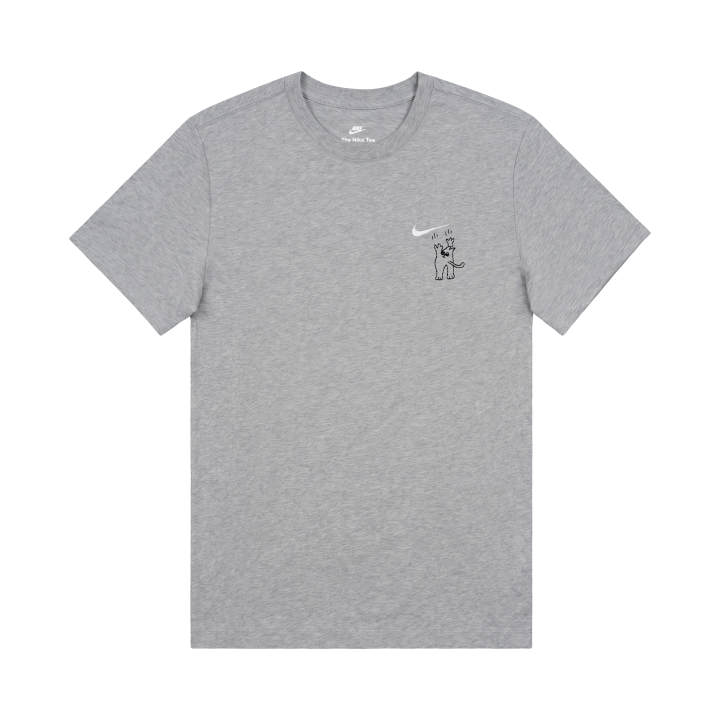 Nike Nike T Shirts Unisex Gray Crew Neck Moderate
