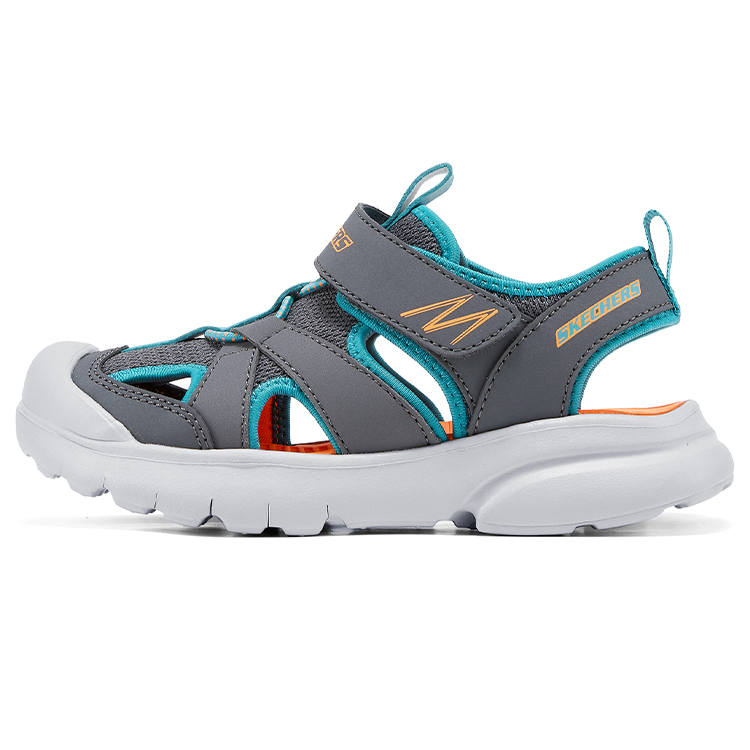Skechers Kids Slip Resistant, Abrasion Resistant, Breathable Low top Children's Sandals Charcoal Gray Kids'