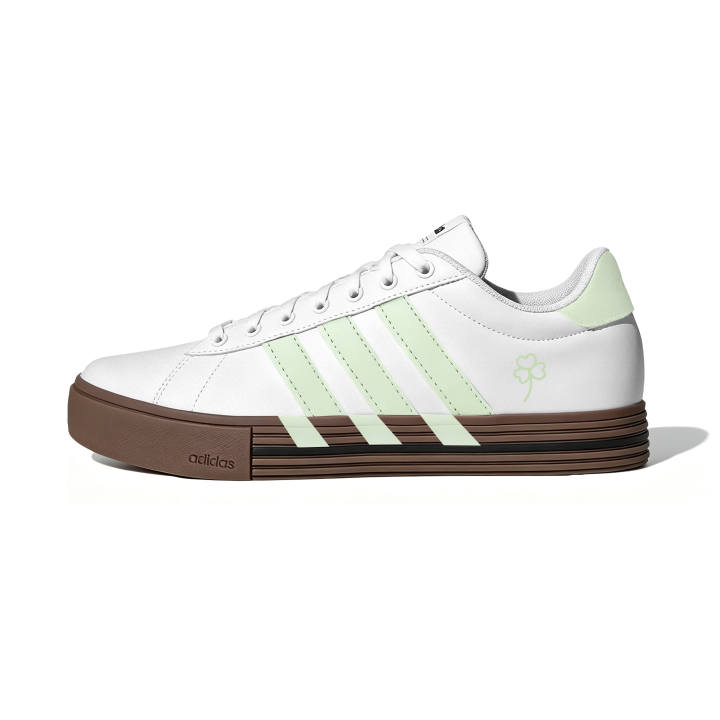 Adidas Adidas Daily 4.0 Skateboard Shoes Unisex Low Top White Green