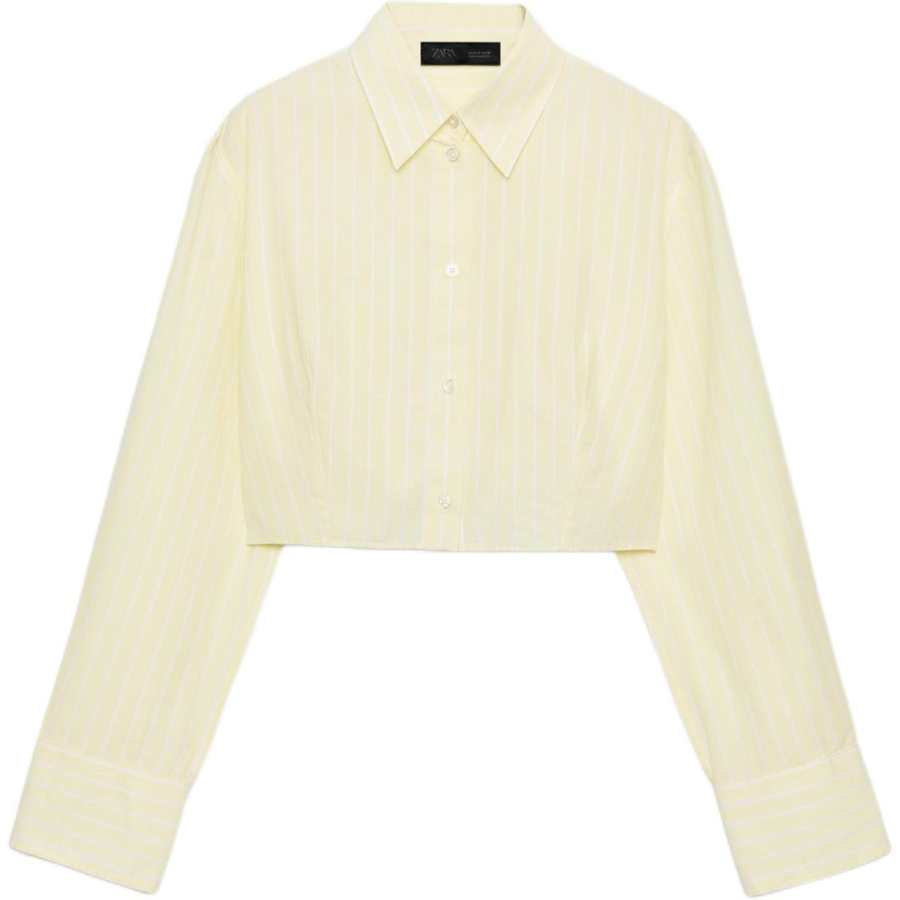 ZARA Shirts Women's Print Lapel Moderate