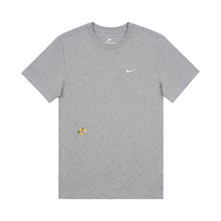 Nike Nike T Shirts Unisex Gray Crew Neck Moderate