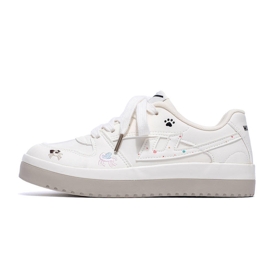WARRIOR Casual Shoes Women's Low Top Pink/Beige, Light Yellow/Beige