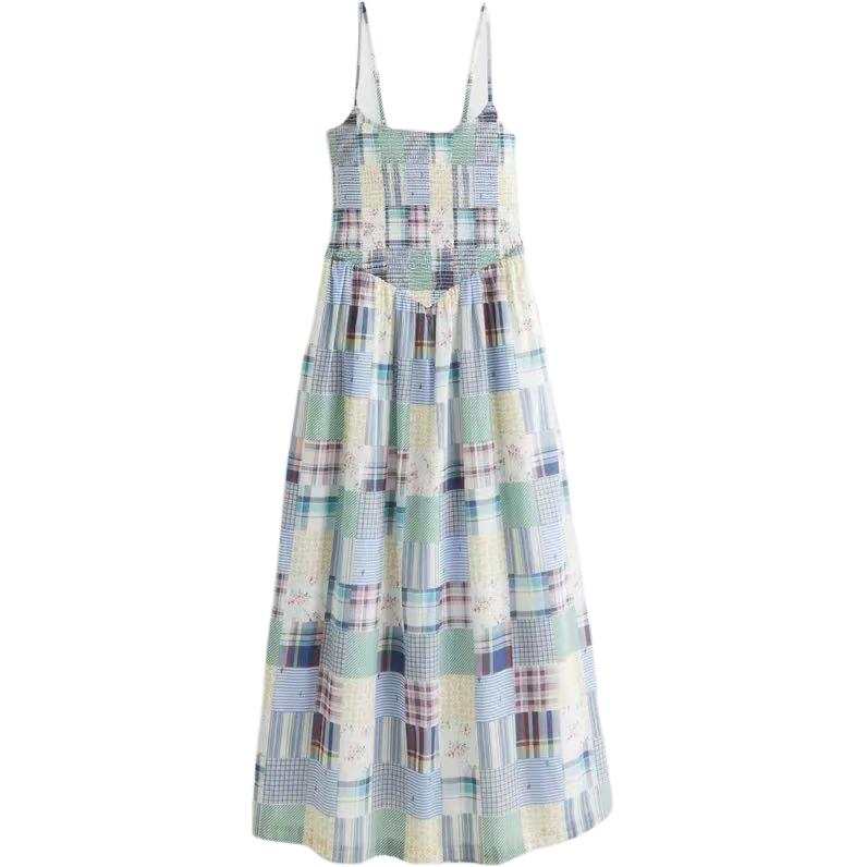 Abercrombie&Fitch Slip Dresses Women's Blue Moderate Midi Skirt Other