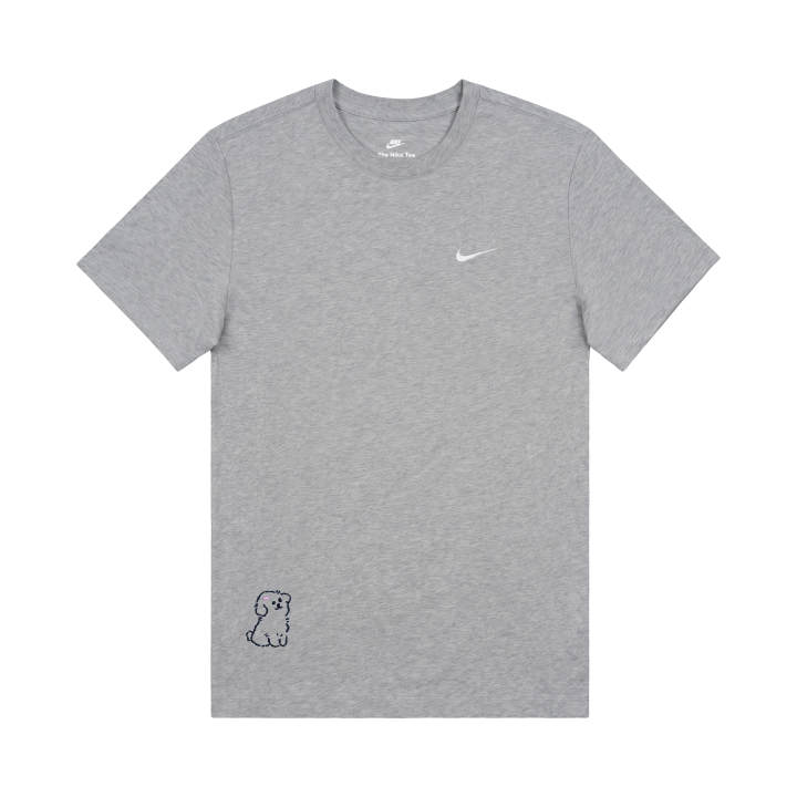 Nike Nike T Shirts Unisex Gray Crew Neck Moderate