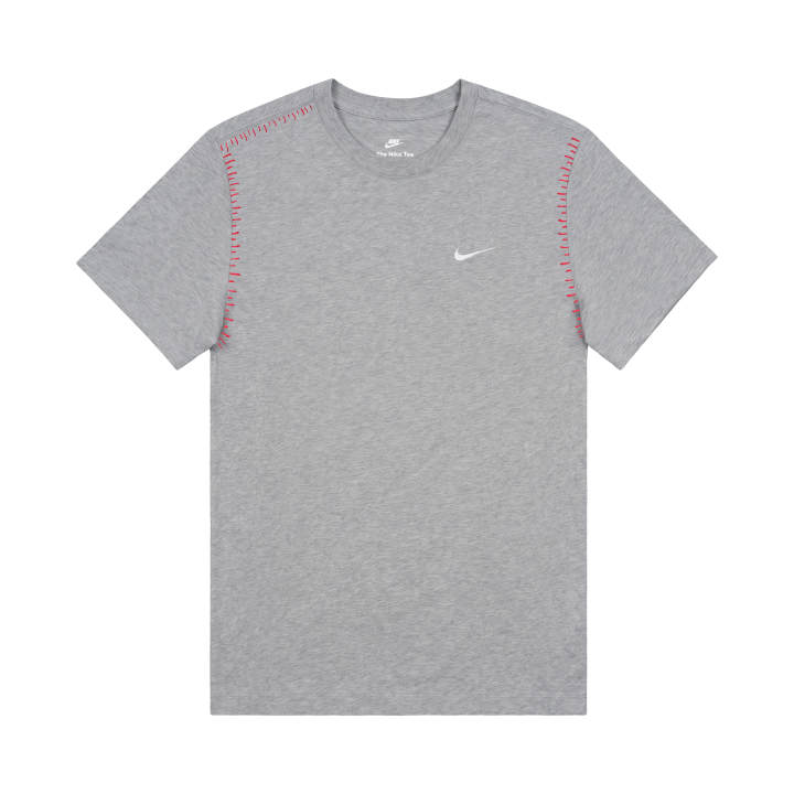 Nike Nike T Shirts Unisex Gray Crew Neck Moderate