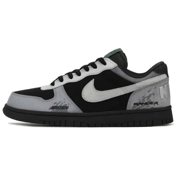 Nike Nike Big Skateboard Shoes Men's Low Top Black/Gray