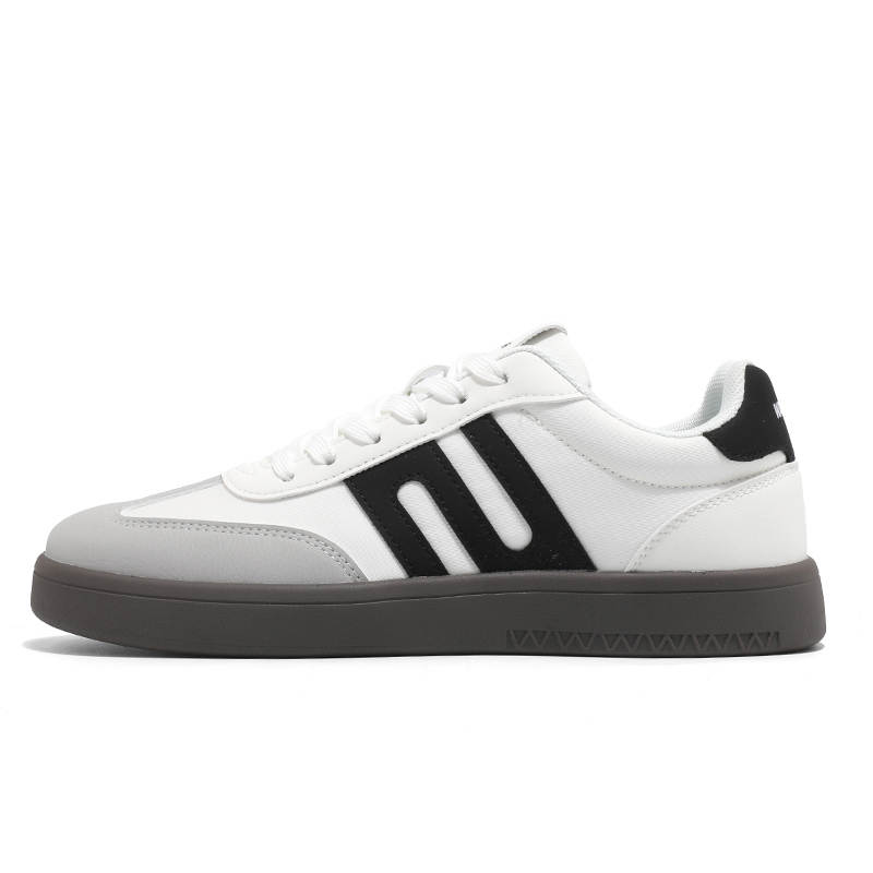 WARRIOR WARRIOR Skateboard Shoes Unisex Low Top White Gray Black