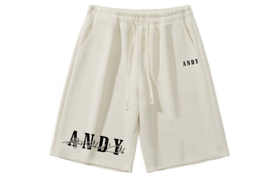 Disney Casual Shorts Unisex Thin Straight Fit Pants