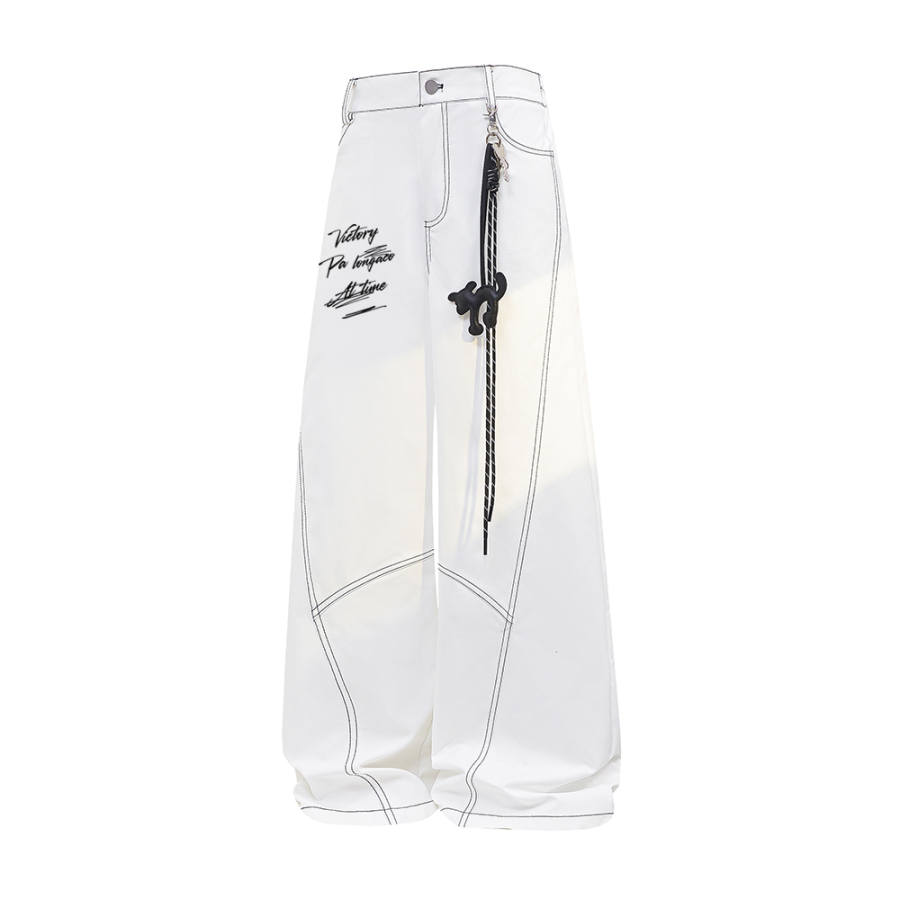 PAL ONGACO Casual Pants Unisex Moderate Scimitar Pants