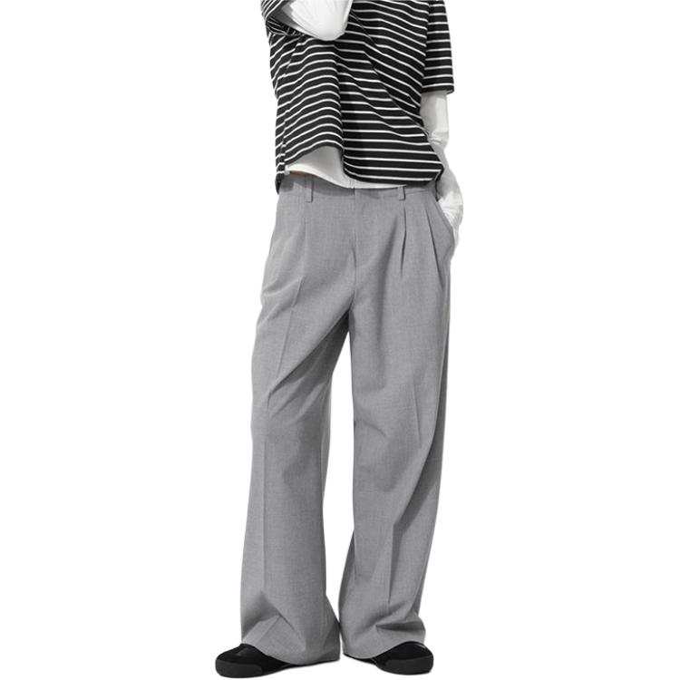 UNIQLO Casual Pants Women's Smoke Gray Moderate Wide Leg Pants