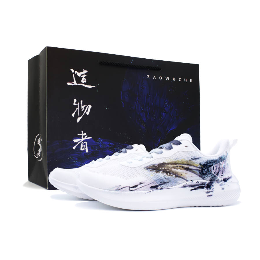 ANTA Sky Running Shoes Unisex Low Top White\Black\Yellow